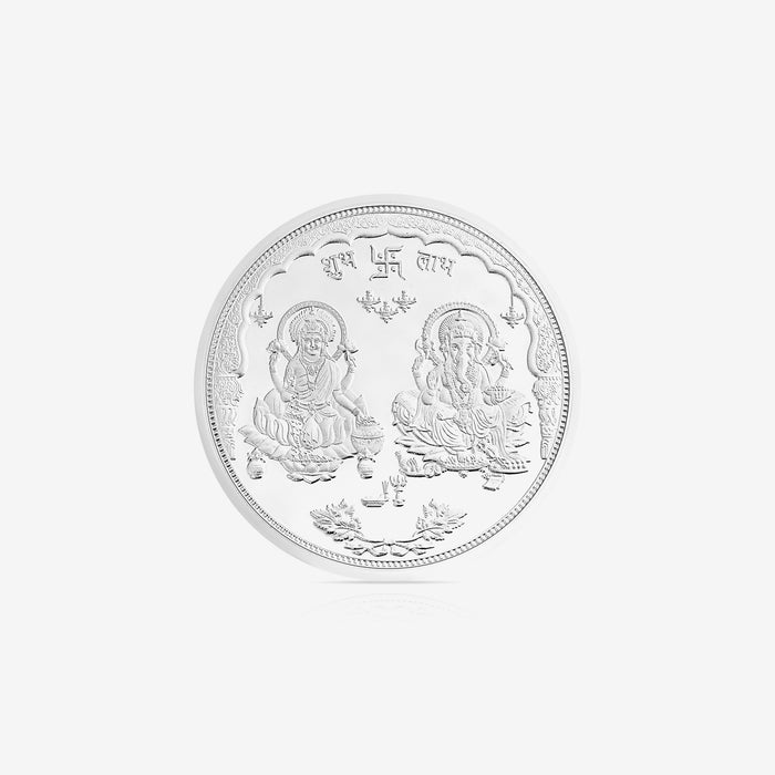 10-100g  Lakshmi Ganesh Pure 999 Silver Coin