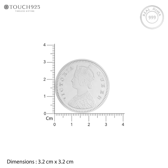 10-100g Queen Victoria Pure 999 Silver Coin