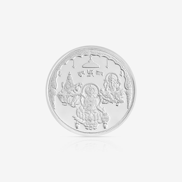 10g Lakshmi Ganesh Saraswati 999 Silver Coin