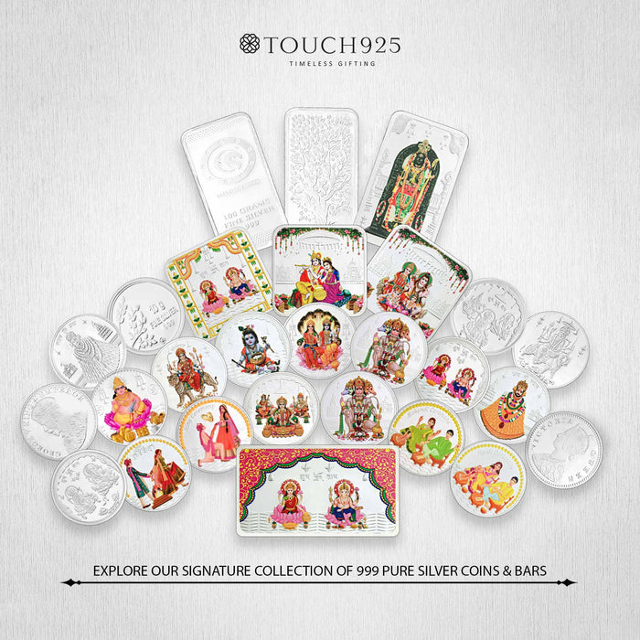 10g Lakshmi Ganesh Saraswati 999 Silver Coin
