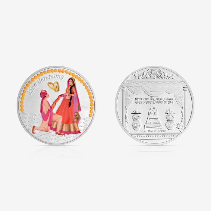 10g Ring Ceremony Pure 999 Silver Coin