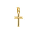 14k Yellow Gold Miniature Cross Pendant