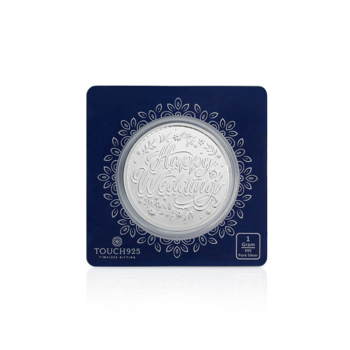 1g Happy Wedding 999 Silver Coin