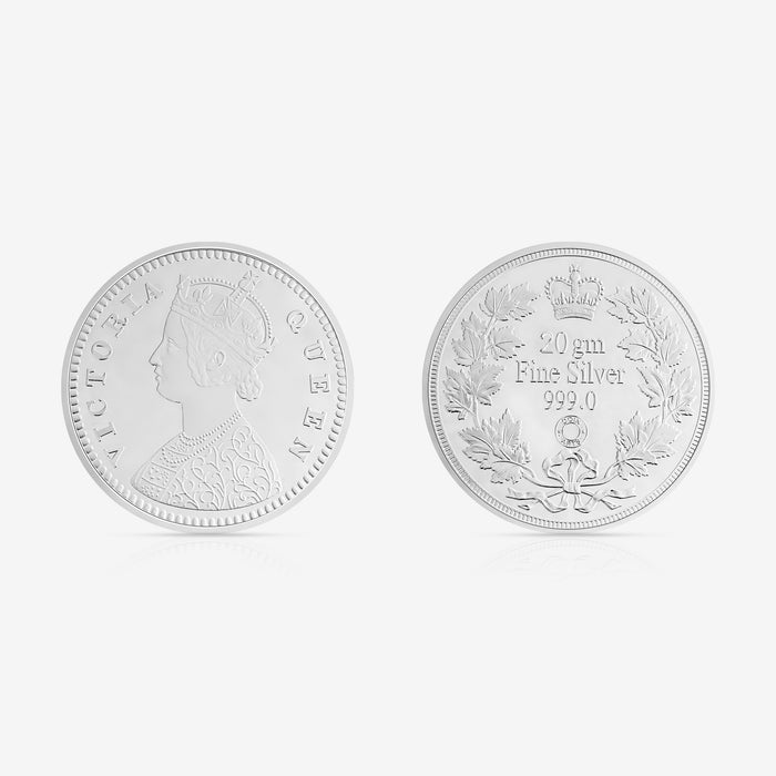 20g Queen Victoria Pure 999 Silver Coin
