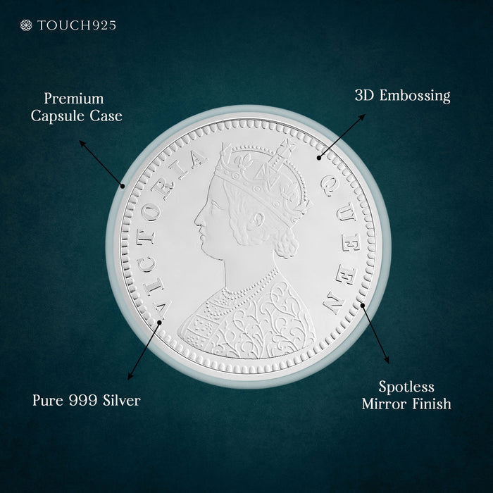 20g Queen Victoria Pure 999 Silver Coin