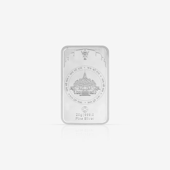 20g Ram Lalla Pure 999 Silver Coin