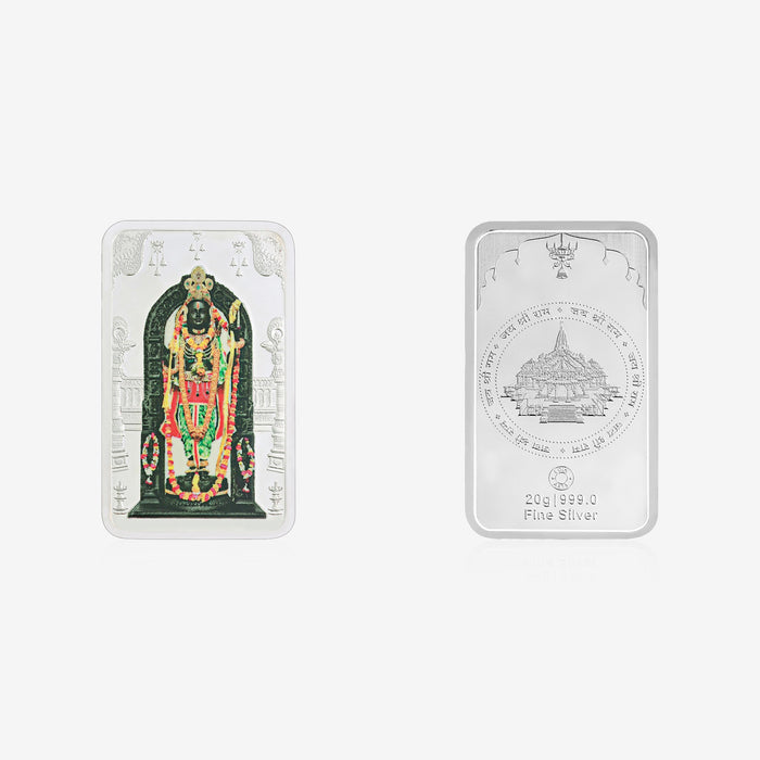 20g Ram Lalla Pure 999 Silver Coin