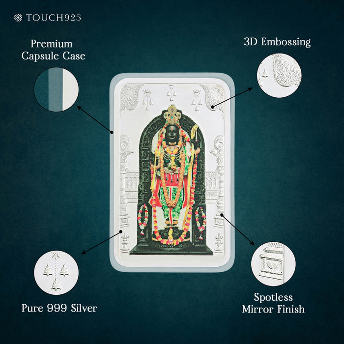 20g Ram Lalla Pure 999 Silver Coin