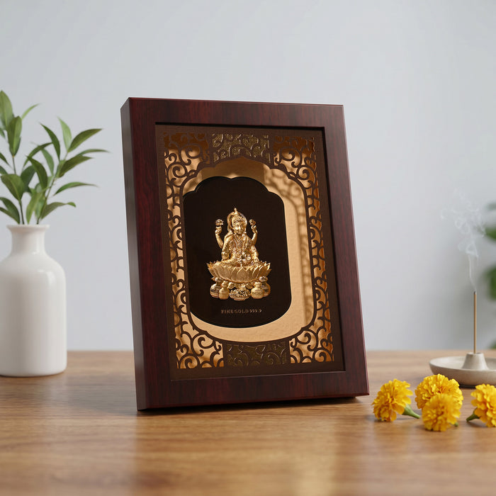 24k Gold Foil Lakshmi Frame