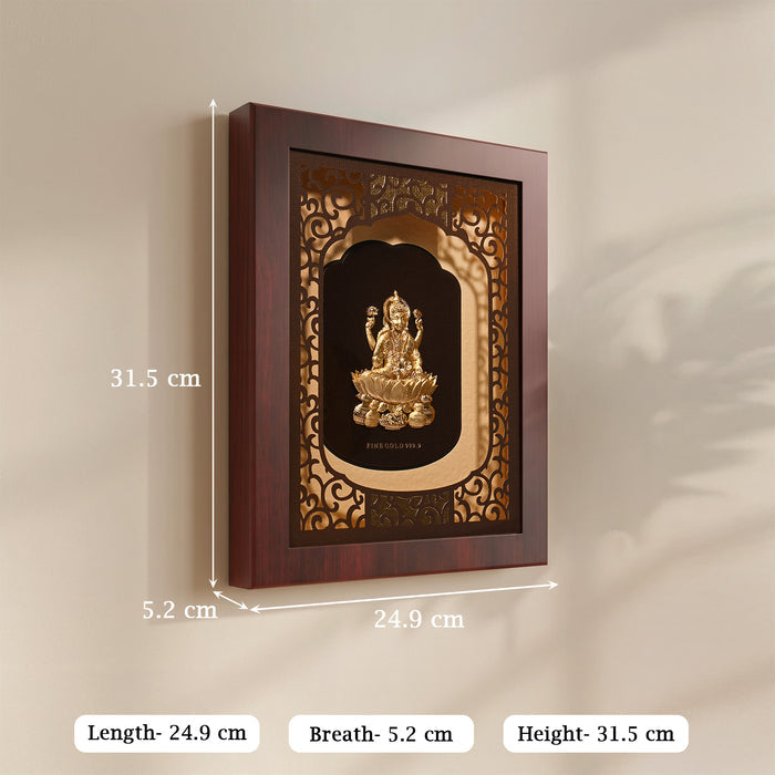 24k Gold Foil Lakshmi Frame