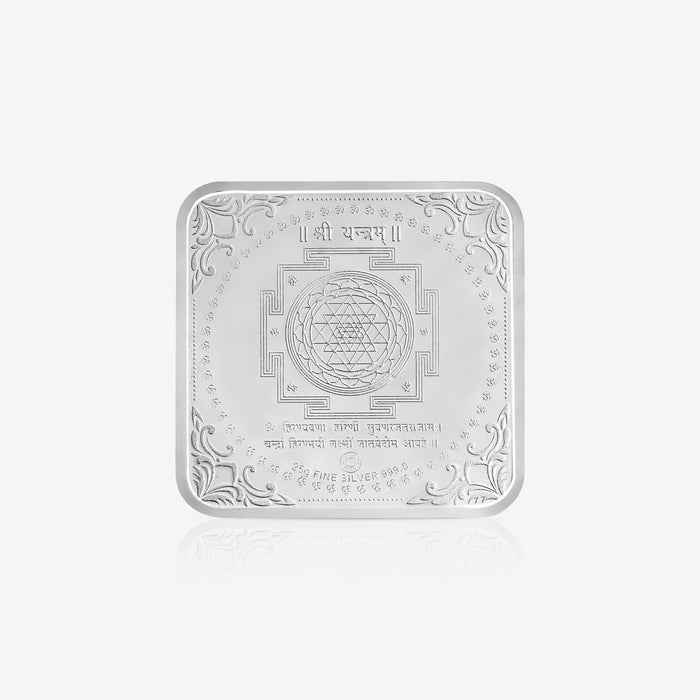 25g Lakshmi Ganesh Pure 999 Silver Coin