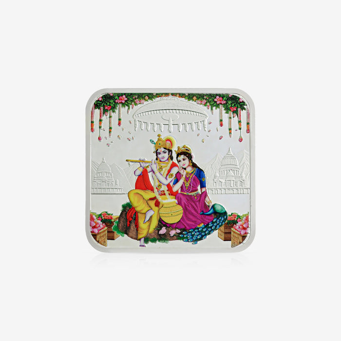 25g Radha Krishna Pure 999 Silver Coin