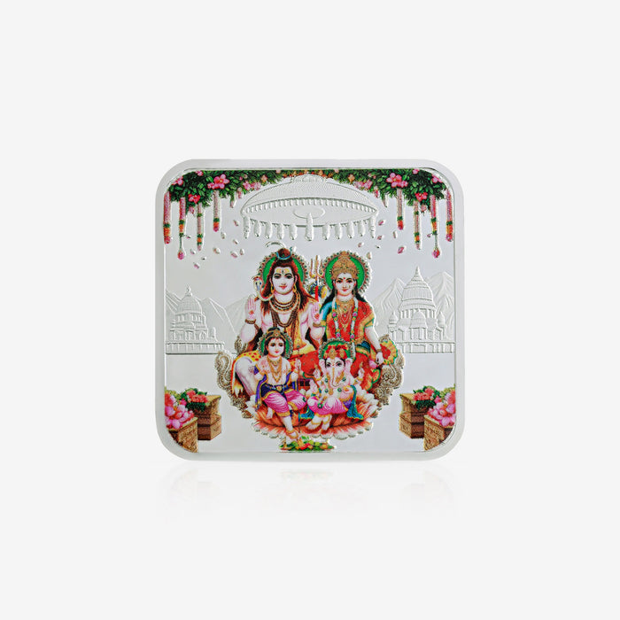 25g Shiv Parivar Pure 999 Silver Coin