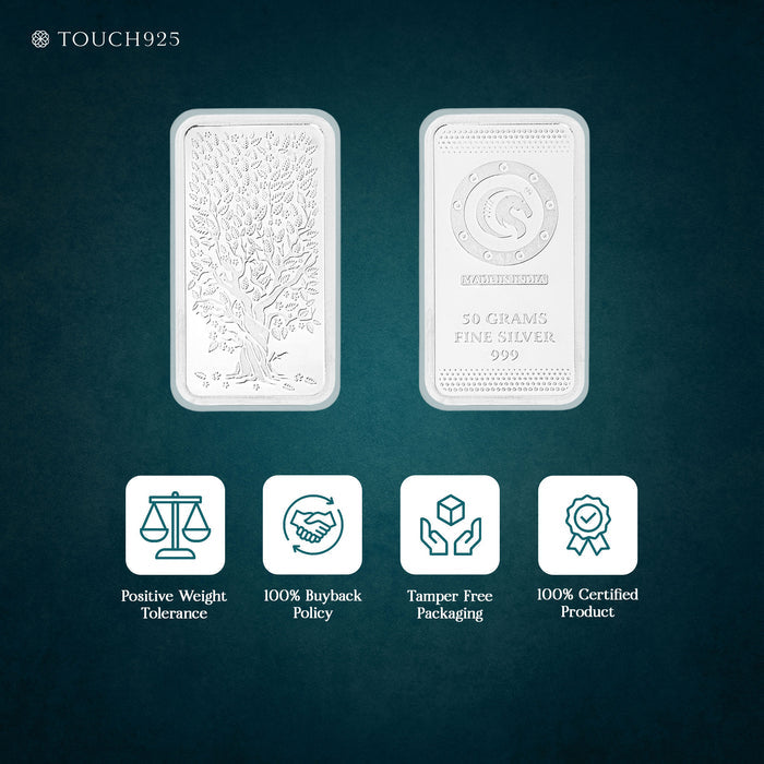 50g Banyan Tree 999 Silver Bar