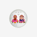 50g Lakshmi Ganesh Shubh Labh Pure 999 Silver Coin