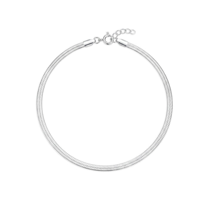 925 Silver Herringbone Bracelet