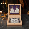 999 Silver Divya Lakshmi Ganesh Idol Gift Box