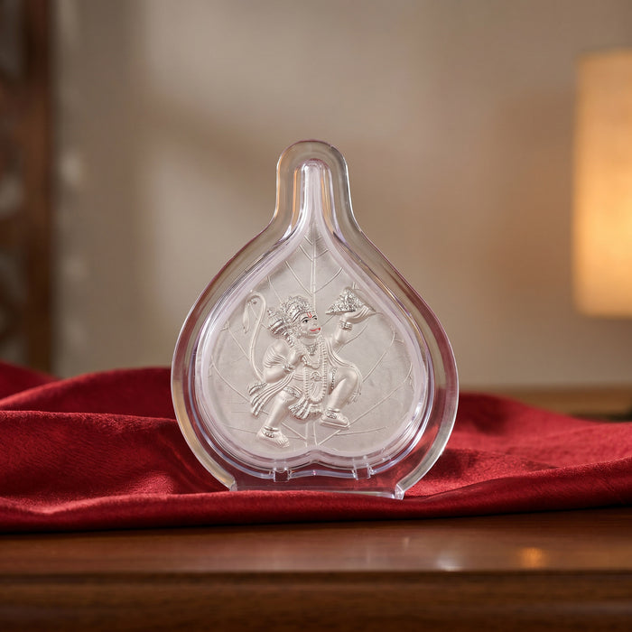 999 Silver Hanuman Ji Idol Frame