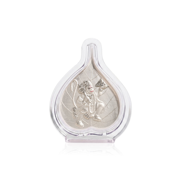 999 Silver Hanuman Ji Idol Frame