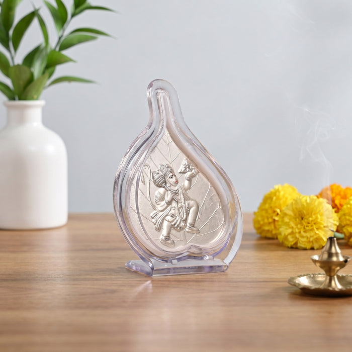999 Silver Hanuman Ji Idol Frame