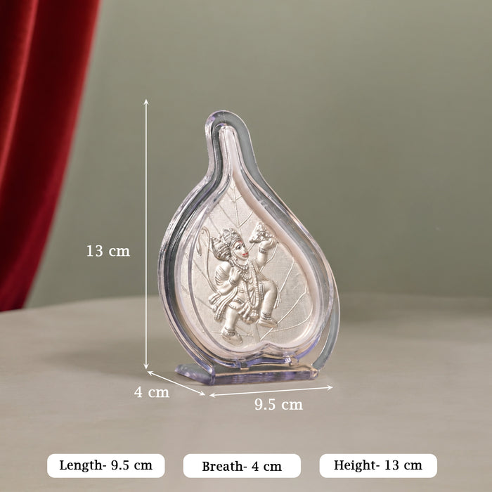 999 Silver Hanuman Ji Idol Frame