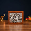 999 Silver Krishna Design Keepsake Box