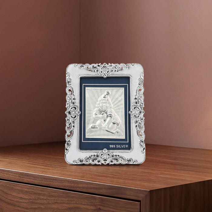 999 Silver Laddu Gopal Frame