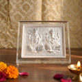 999 Silver Lakshmi Ganesh Idol Frame