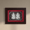 999 Silver Lakshmi Ganesh LED Frame