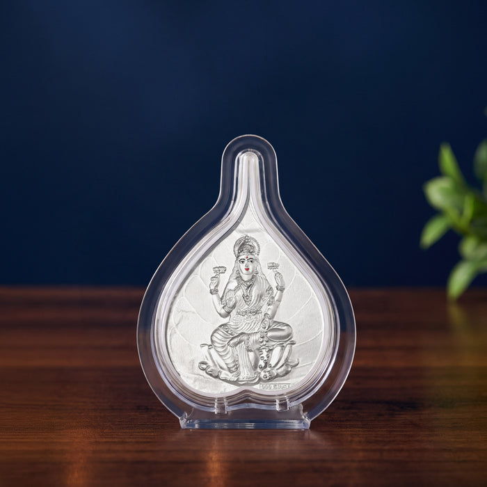 999 Silver Lakshmi Ji Idol Frame
