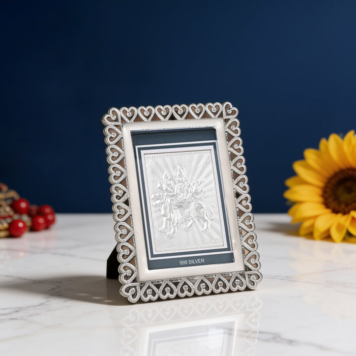 999 Silver Maa Durga Frame
