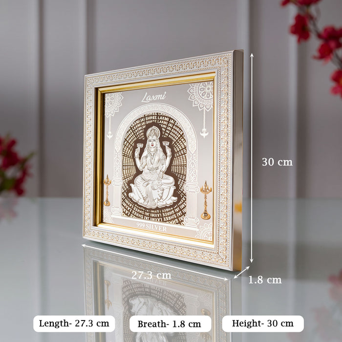999 Silver Maa Lakshmi Frame