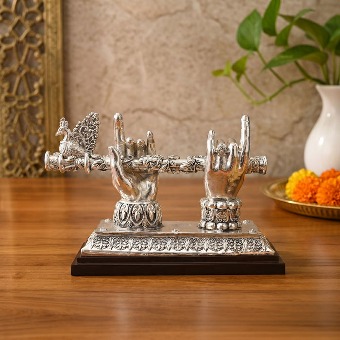 999 Silver Plated Krishna Bansuri