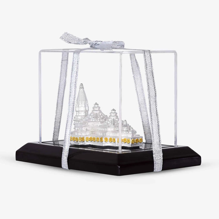 Silver Ram Mandir Miniature - Touch925