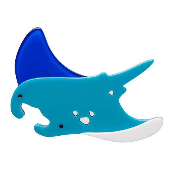 A Manta's Mantra Brooch - Erstwilder Ocean Vibes 2.0 (2018)