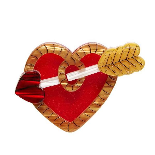 A Shot Through The Heart Brooch - Erstwilder Wilder West (2018)