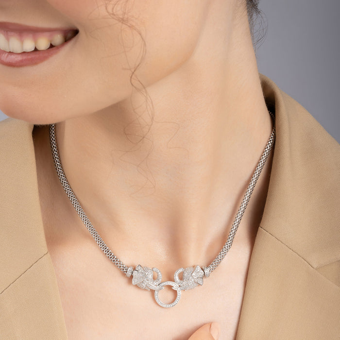 Artisanal Knots Statement Necklace