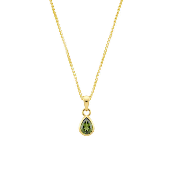 August Birthstone Necklace