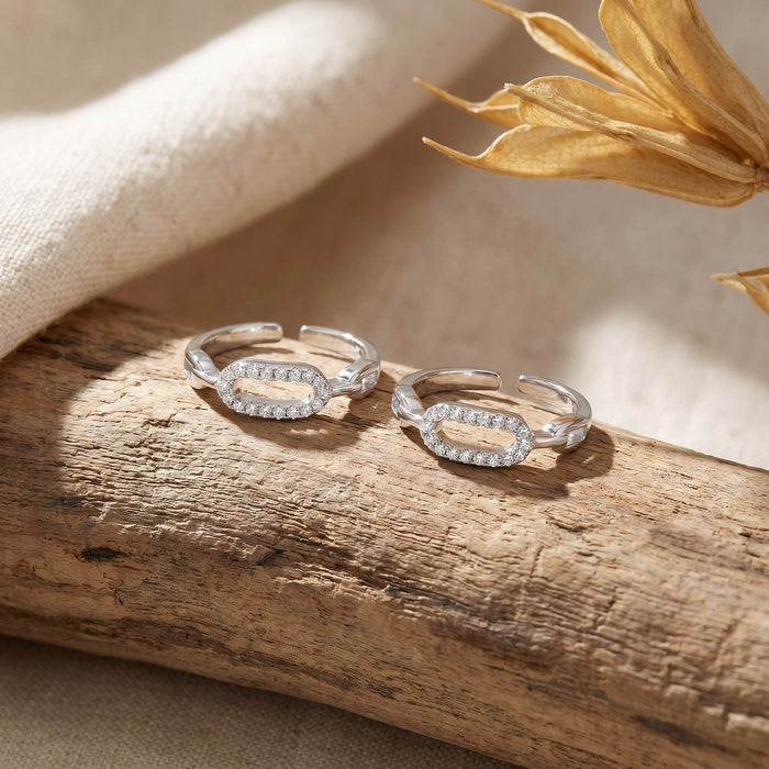 Aurelina Silver Toe Ring