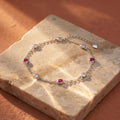 Aurora Berry Silver Bracelet