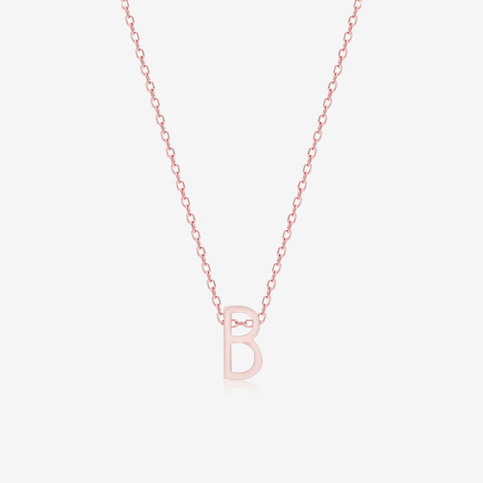 "B" Initial Necklace - Touch925
