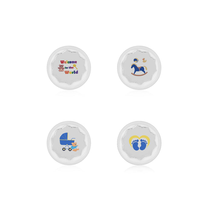 Baby Shower 999 Silver Coin Gift Set (4 Coins)