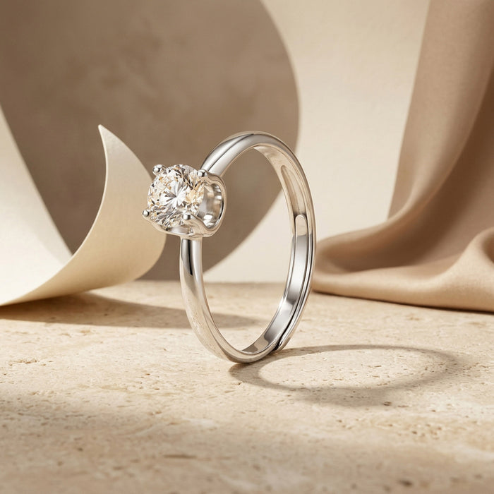 Bezel Solitaire Ring