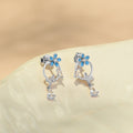 silver earrings