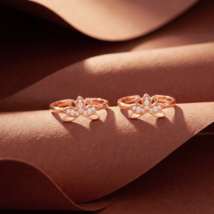 Blossom Whirl Toe Ring