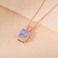 Blue Stone Pendant Necklace