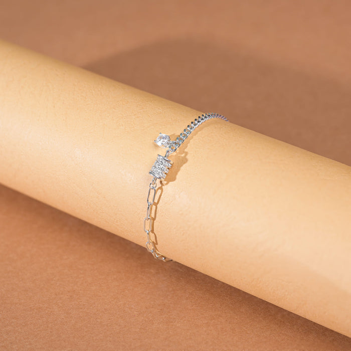 silver bracelet