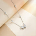 Bow Charm Station Necklace