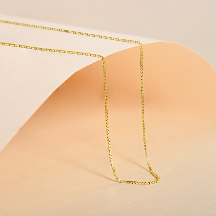 Box Link Silver Chain