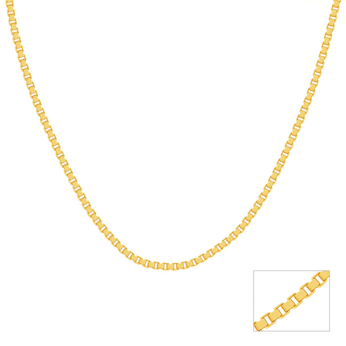 Box Link Silver Chain